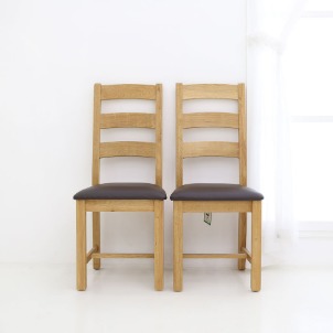 [미세스크래치][Cheltenham]원목 식탁 보조 의자